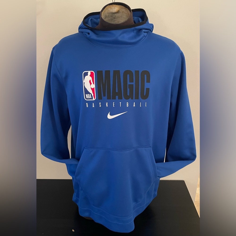 Men's Nike Orlando Magic Spotlight On-Court Practice Performance Pullover Hoodie